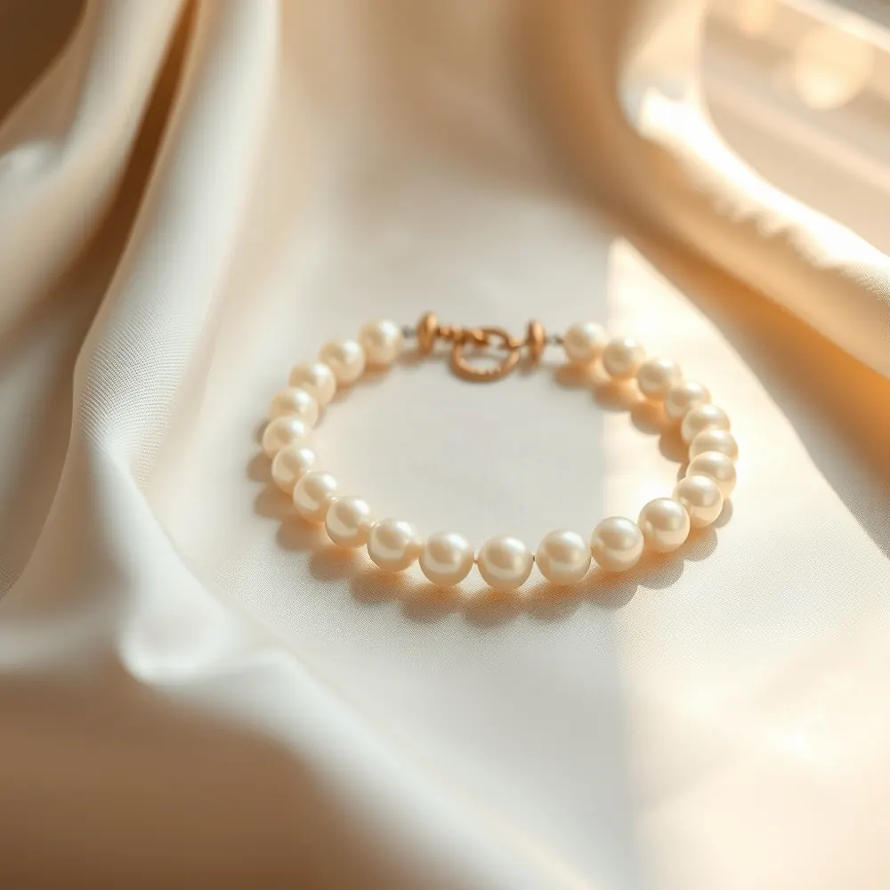 Perles d'Eau Douce — Mimzia, bracelet perles d'eau douce véritables